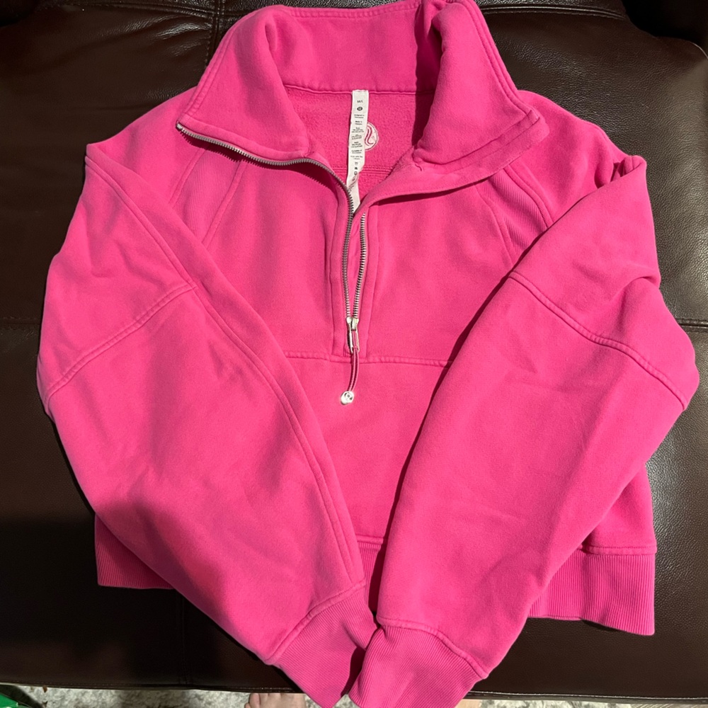 M/L Lululemon Scuba sonic pink